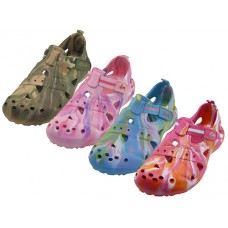 S2910L-TD - Wholesale Women's Tie-Dyed Velcro Sandals ( *Asst. Color )